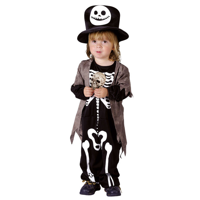 Disfraz de Calavera de Halloween Niño 3/4 años