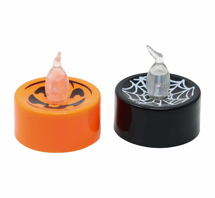 Halloween Velas Falsas Con Luz 4cm 24pcs