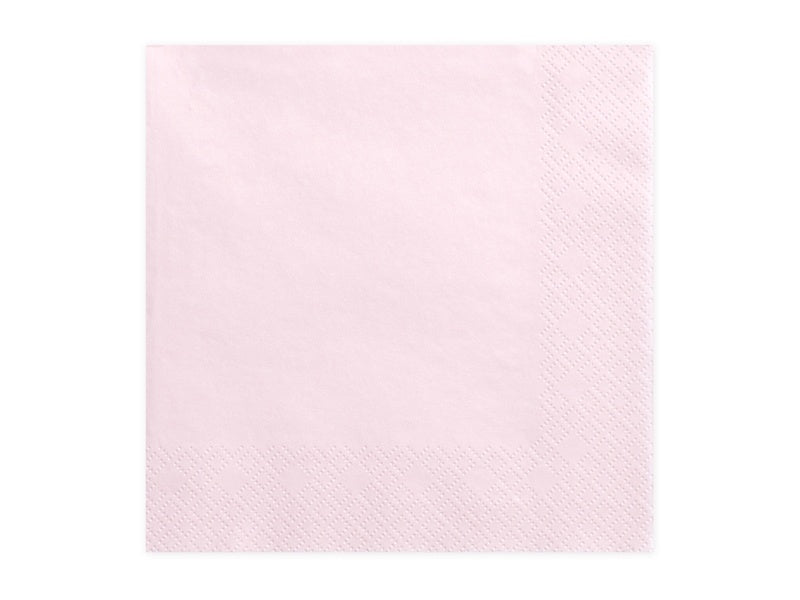 Servilletas rosa claro 30cm 20pcs