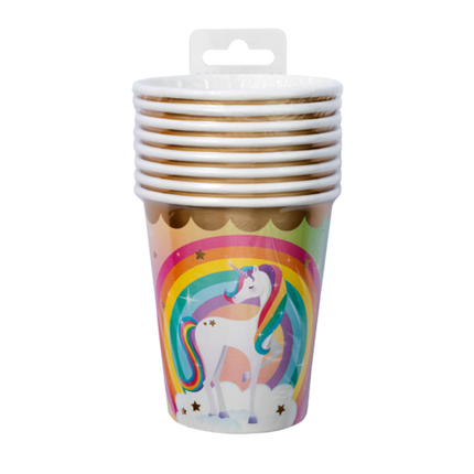 Tazas Unicornio 9cm 8uds