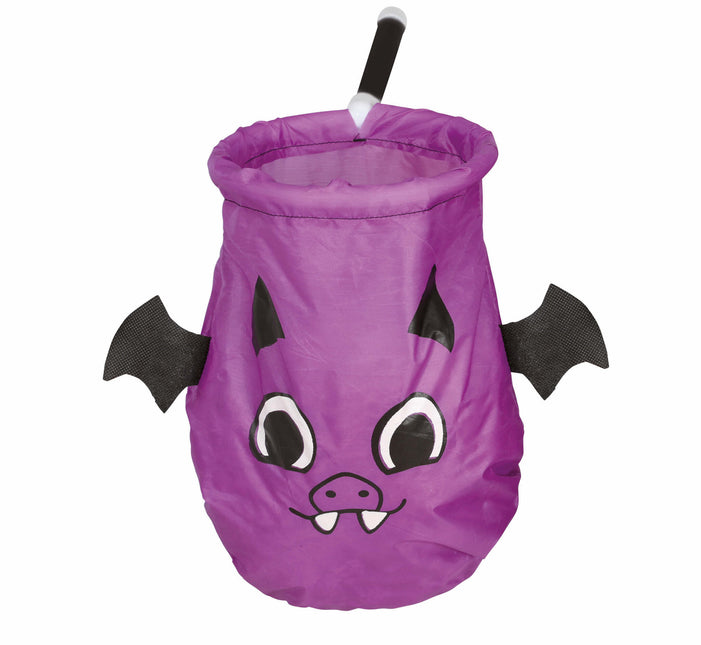 Bolsa de caramelos púrpura de Halloween Murciélago