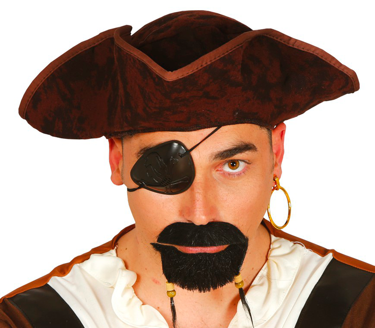 Perilla y bigote de pirata