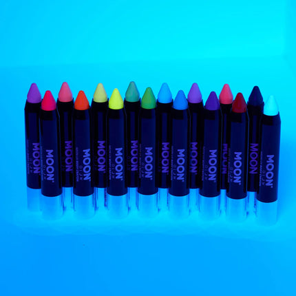 Moon Glow Intense Neon UV Body Crayons Blanco 3.2g