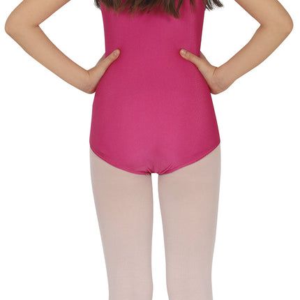 Conjunto de gimnasia Fucsia Niña Sin mangas