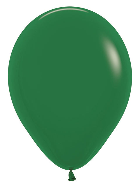 Globos Verde Bosque 30cm 50pcs