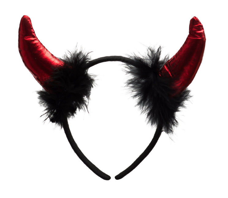 Diadema Diablo Plumas