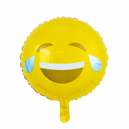 Globo de Helio Emoji Sonrisa 45cm vacío