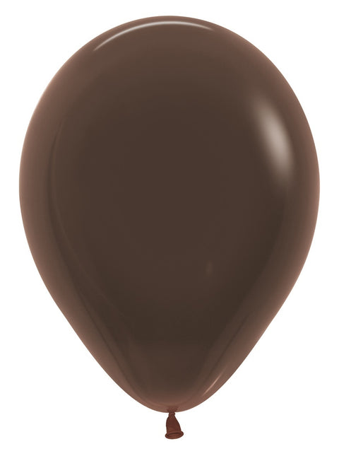 Globos Marrón Chocolate 30cm 50pcs