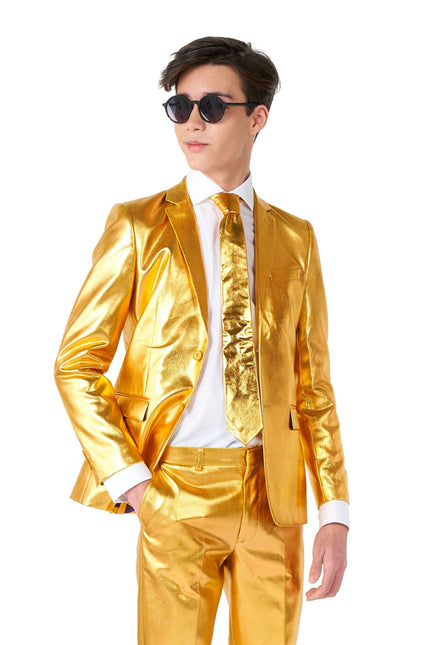 Traje Dorado Niño Adolescente OppoSuits