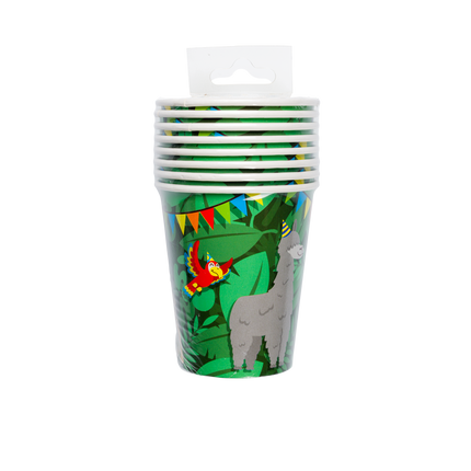 Vasos Jungla 9cm 8uds