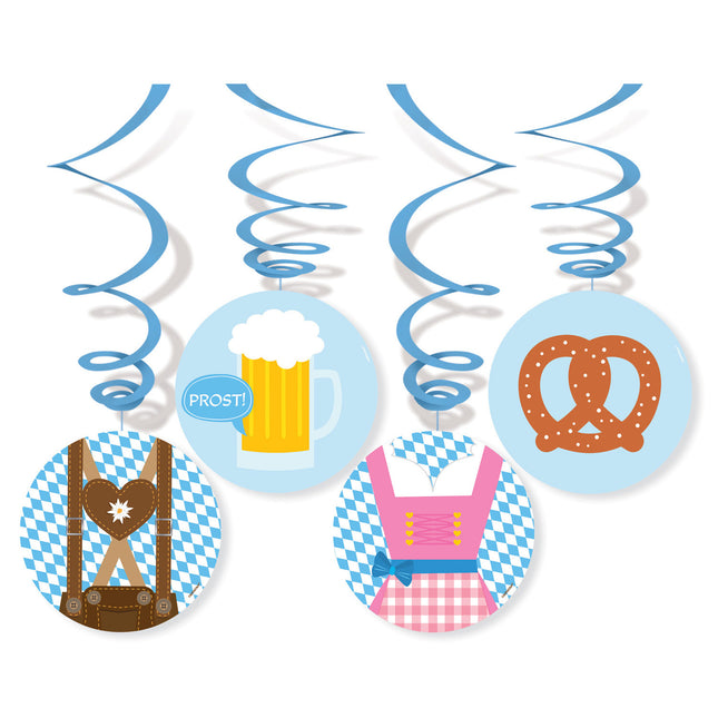 Oktoberfest Decoración colgante 80cm 4pcs