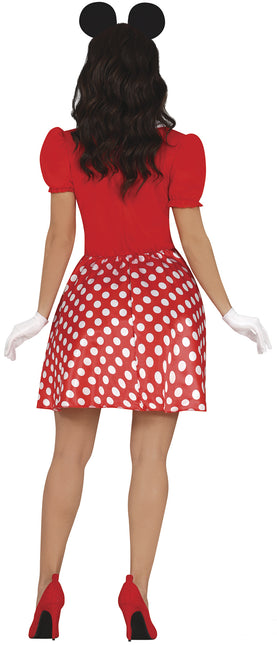 Disfraz de Minnie Mouse Rojo Blanco Mujer