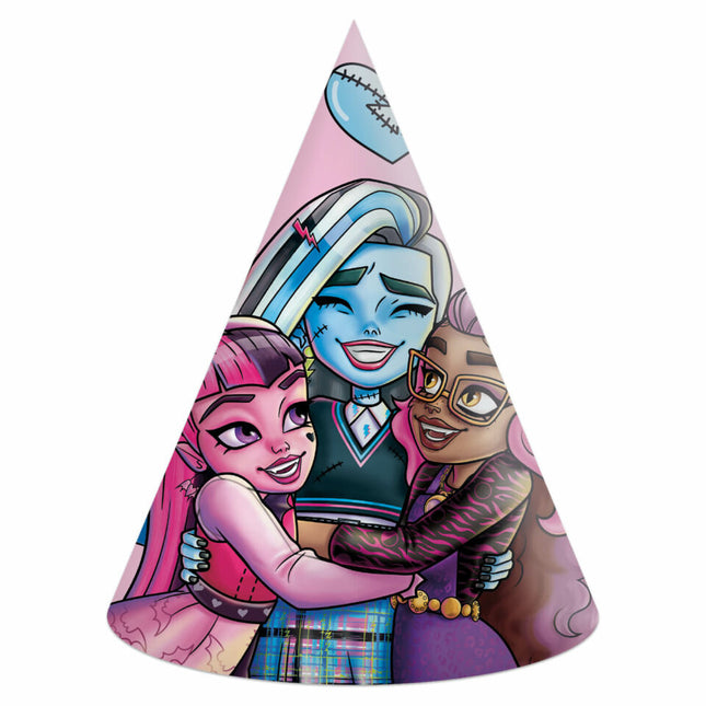 Sombreros de fiesta Monster High 6pcs