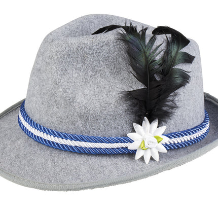 Gorra Oktoberfest Tiroler Gris