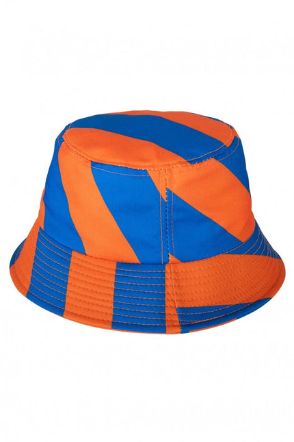 Sombrero de pescador Azul/Naranja