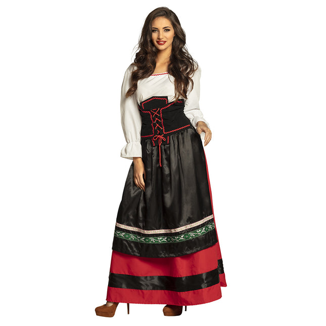 Vestido Dirndl Oktoberfest Negro