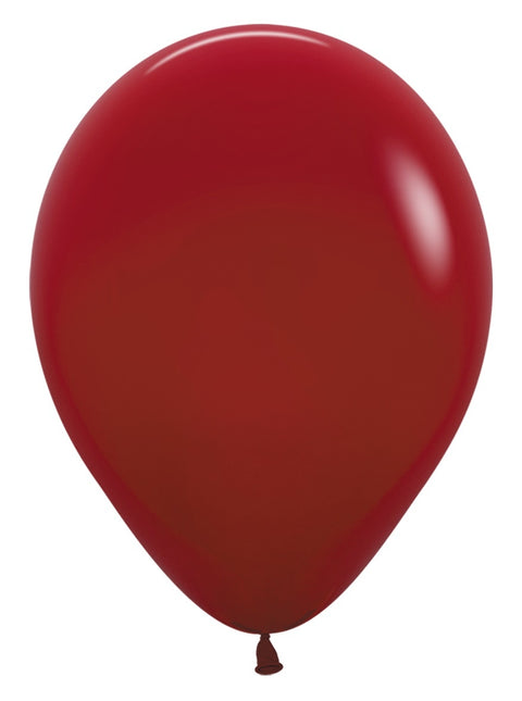 Globos Rojo Imperial 30cm 12pcs