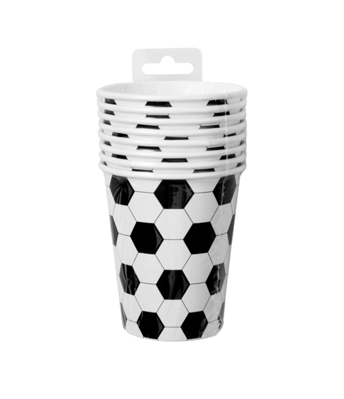 Tazas de fútbol 9cm 8uds.