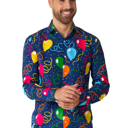 Camisa Globos de Fiesta Hombre Suitmeister