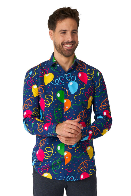 Fiesta Globos Camisa Hombre Suitmeister