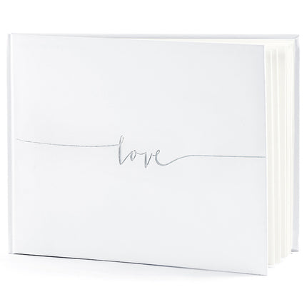 Libro de Visitas Love Blanco 24cm