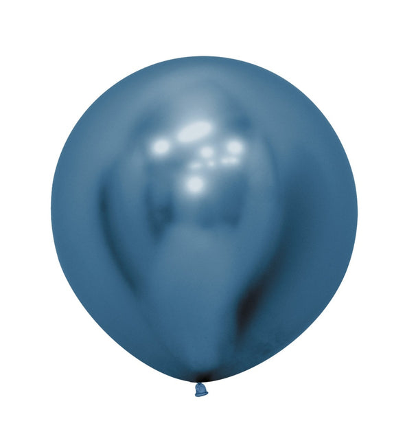 Globos Reflex Azul 61cm 3pcs