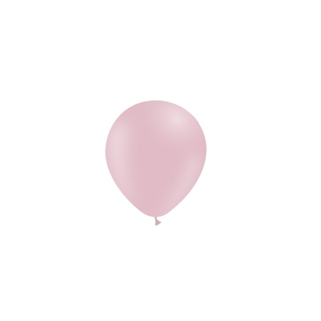 Globos Rosa Claro Pastel 14cm 100pcs