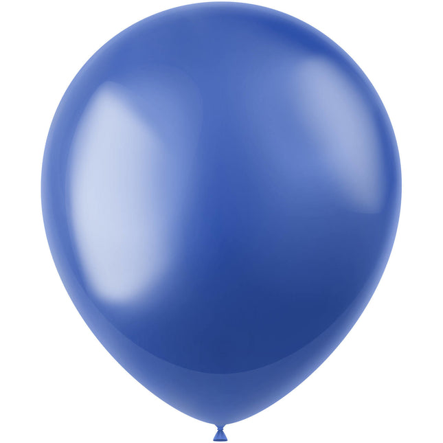 Globos Azules Metalizados Azul Real 33cm 100pcs