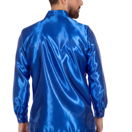 Blusa Disco Volantes Azul