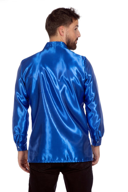 Blusa Disco Volantes Azul