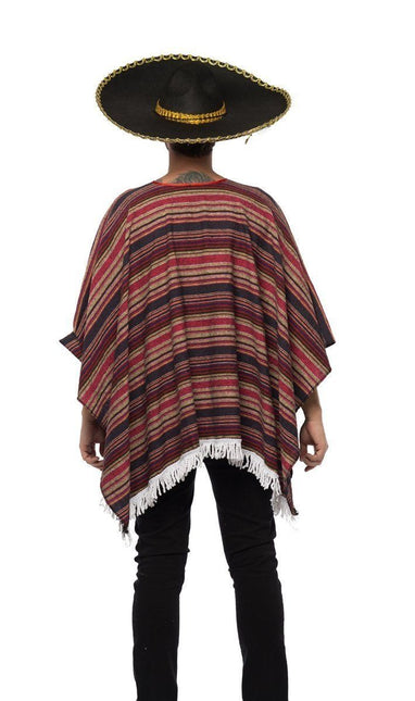 Poncho Mexicano Tejido