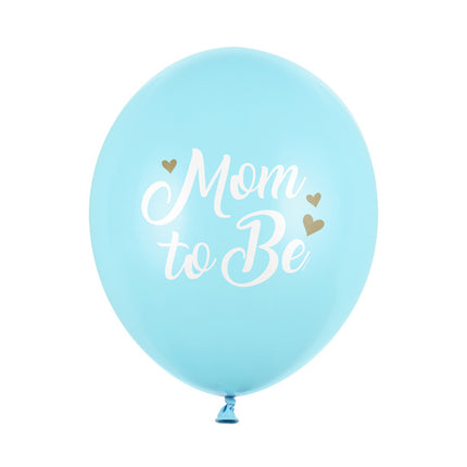 Globos Futura Mamá Azul 30cm 6pcs