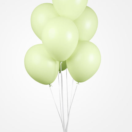 Globos Verdes Macaron Pastel 30cm 50pcs