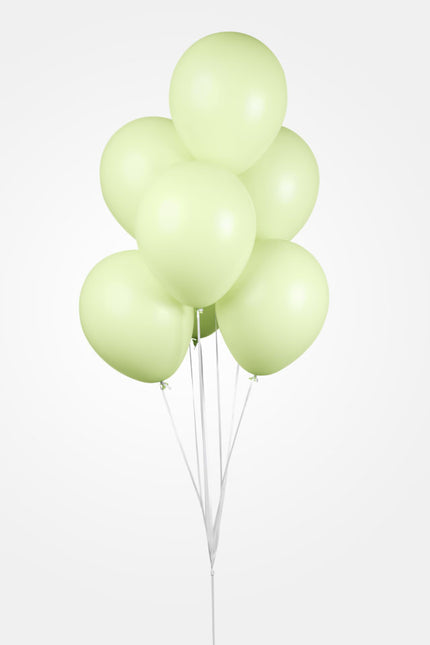 Globos Verdes Macaron Pastel 30cm 50pcs