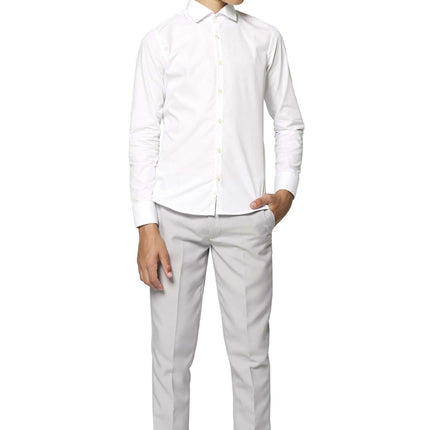 Camisa Blanca Chico Adolescente OppoSuits