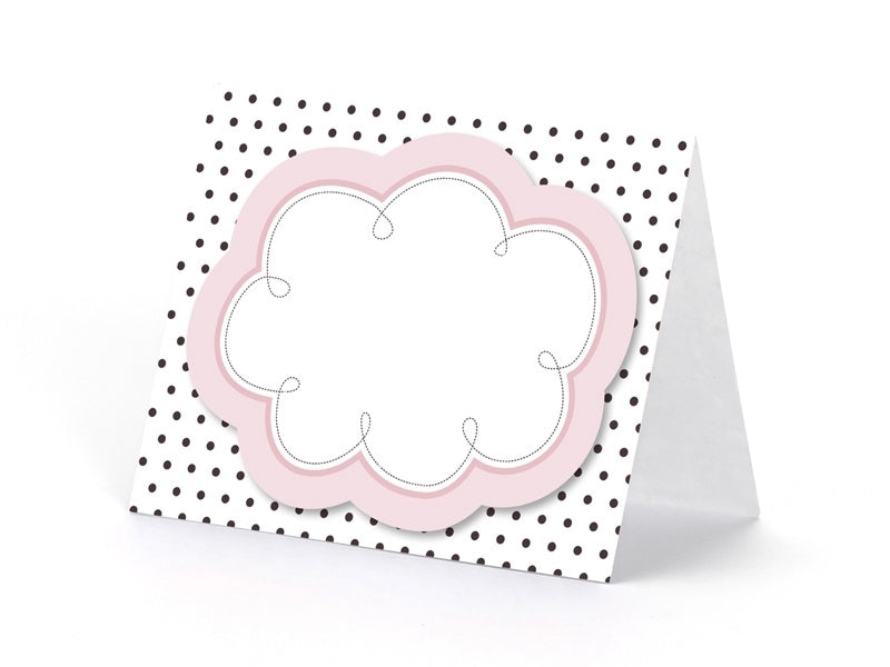 Tarjetas de Mesa Rosa Negro 8.4cm 6pcs