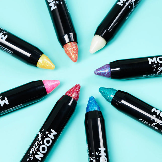 Moon Glitter Iridescent Body Crayons Morado 3.2g