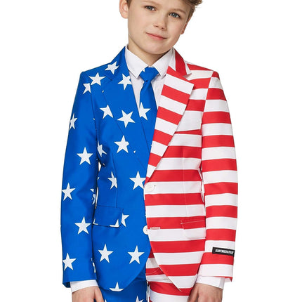 Traje Bandera USA Niño Suitmeister