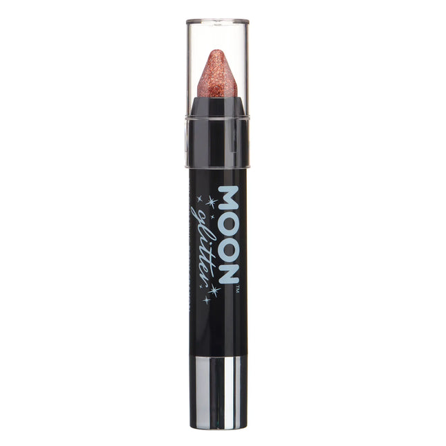 Moon Glitter Crayones Holográficos para el Cuerpo Oro Rosa 3.2g