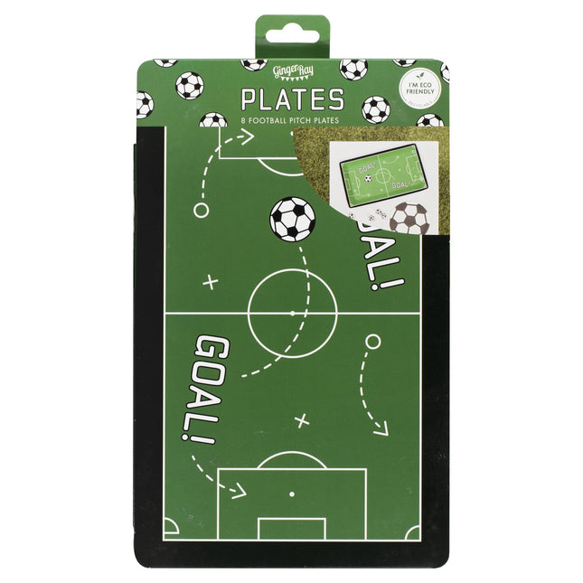 Platos Fútbol 30cm 8ud