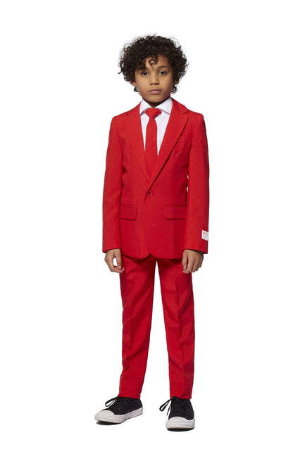 Traje Rojo Niño OppoSuits