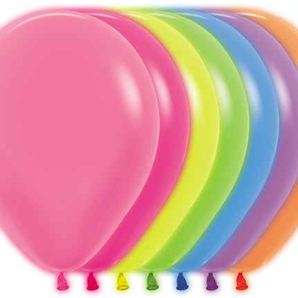 Globos Neon Mix 30cm 50pcs