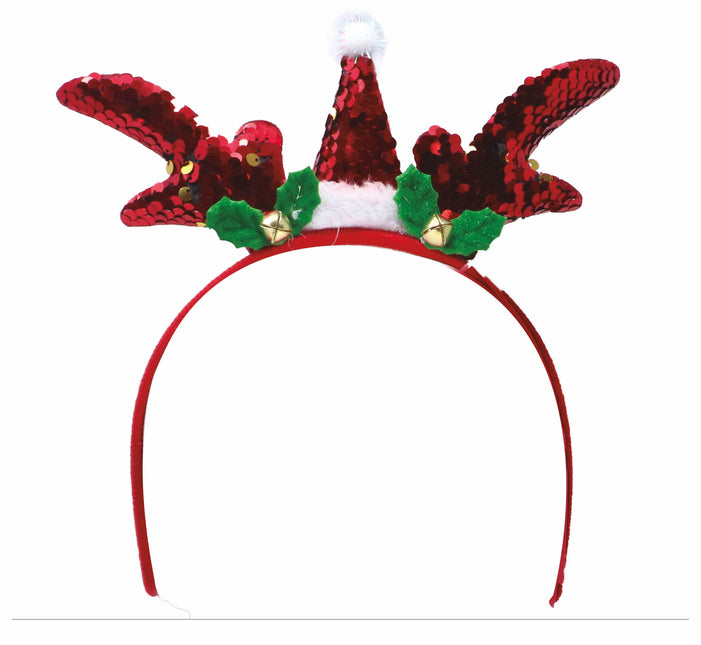 Diadema de Navidad Reno Rojo