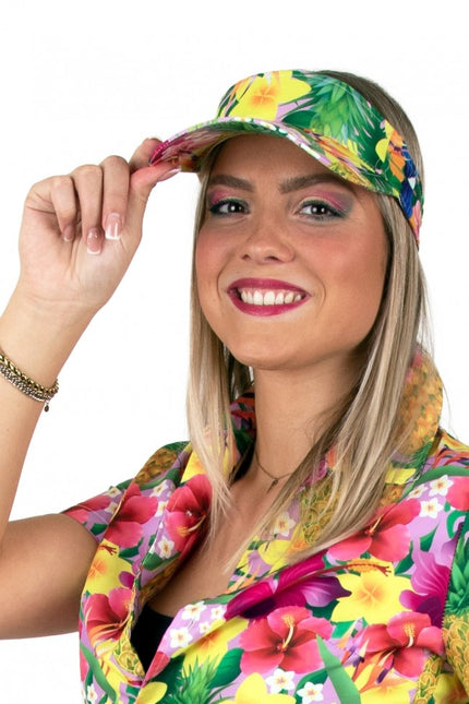 Visera Hawaii Print Rosa