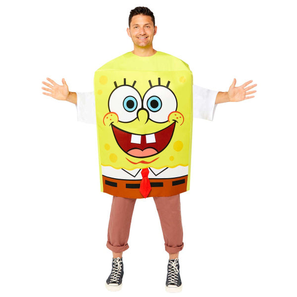 Disfraz de Bob Esponja Adulto Hombre M/L