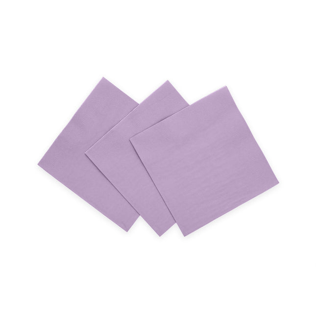 Servilletas Lilas 3 Capas 24cm 20pcs