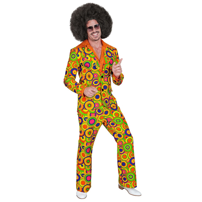 Traje Disco 70S Color Hombre