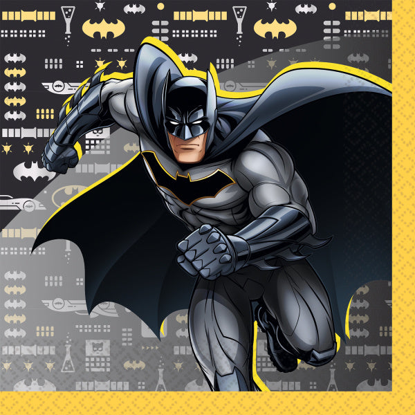 Servilletas Batman Papel 33cm 16pcs