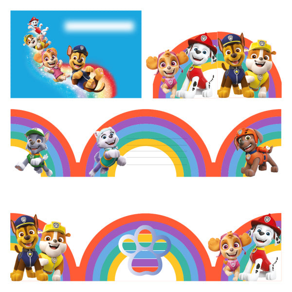 Paw Patrol Invitaciones 8pcs