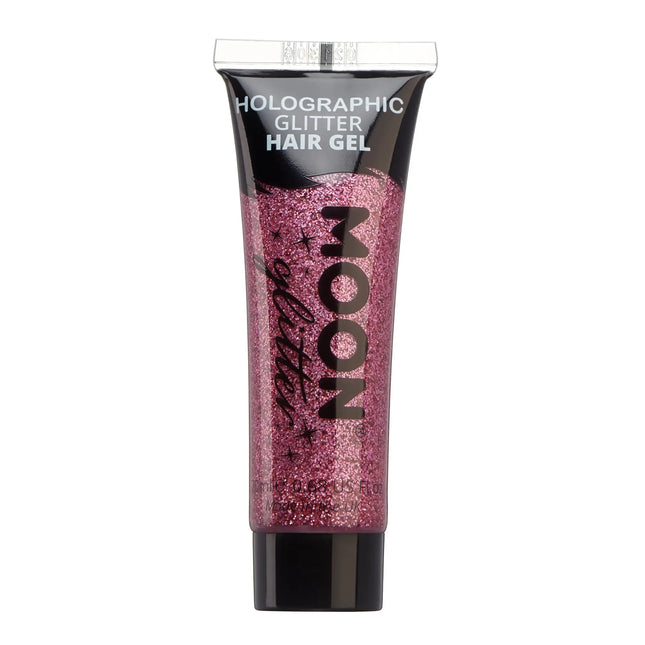 Gel para el pelo con purpurina holográfica Moon Glitter Oro rosa 20ml